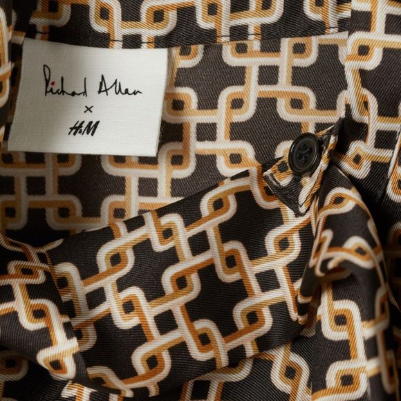 RICHARD ALLAN x H&M: Satin Blouse with Scarf - Picture 6 of 10